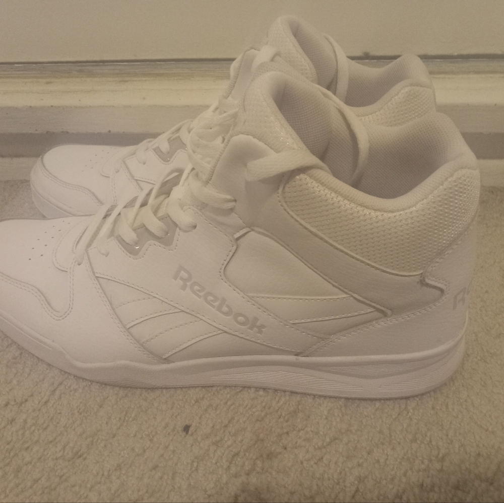White High-Top Sneakers - Picture 3 of 4